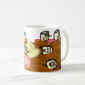 Eibische, die in der heißen Schokolade ertrinken Kaffeetasse (VorderseiteRechts)