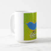 Eibsee Deutschland Reiseplakat. Kaffeetasse (Vorderseite Links)