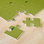 Eibsee Deutschland Reiseplakat. Puzzle (Seite)
