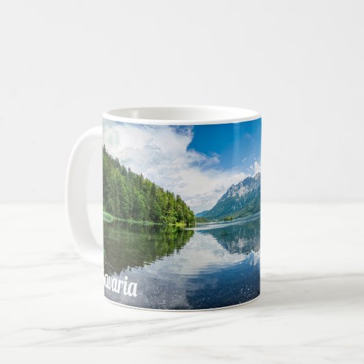 Eibsee in Bayern, Deutschland Kaffeetasse (Vorderseite Links)
