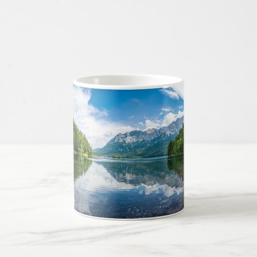 Eibsee in Bayern, Deutschland Kaffeetasse (Mittel)