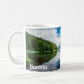 Eibsee in Bayern, Deutschland Kaffeetasse (Links)