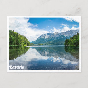 Eibsee in Bayern, Deutschland Postkarte