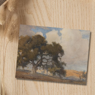 Eiche (1910) – Majestätische Vintage-Aquarellmaler Postkarte
