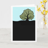 Eiche auf Abhanggraphik Karte (Gelbe Blume)