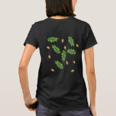 Eiche, Blatt und Eichel T-Shirt (Rückseite)