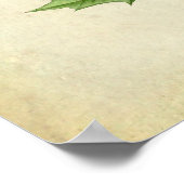 Eiche Blätter Nr.6 Bauernhof Wohnzimmer Kunst Poster (Ecke)