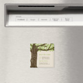 Eiche EDITABLE COLOR Save-The-Date-Magnet Magnet (In Situ (Geschirrspüler))