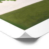 Eiche im Frühling Poster (Ecke)