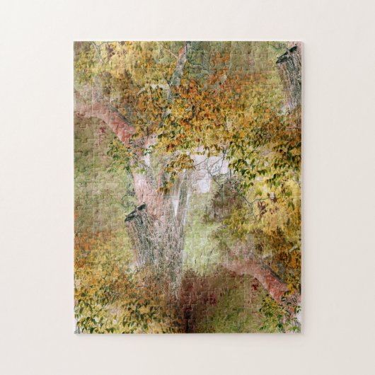 Eiche im Herbst... Puzzle (Vertikal)