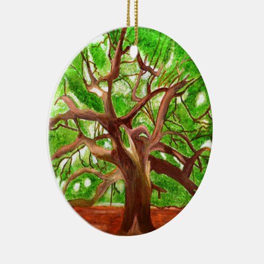 Eiche Keramikornament (Rechts)