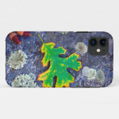 Eiche Leaf und Acorns auf einem von Lichen bedeckt Case-Mate iPhone Hülle (Rückseite (Horizontal))