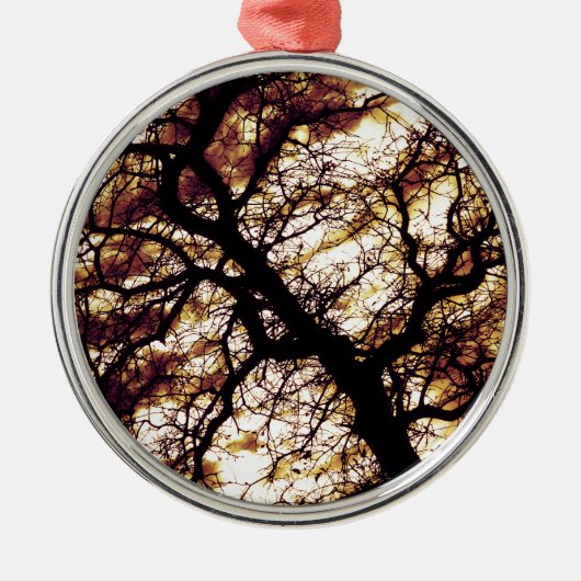 Eiche Ornament Aus Metall (Vorne)