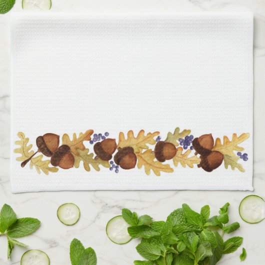 Eichel - Geschirrtuch (Gefaltet)