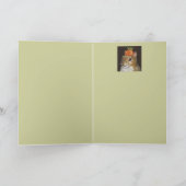 Eichel mit Karottenkarte Karte (Innenseite)