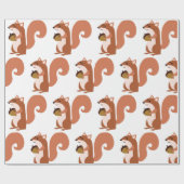 Eichel mit Nut Geschenkpapier (Flach)