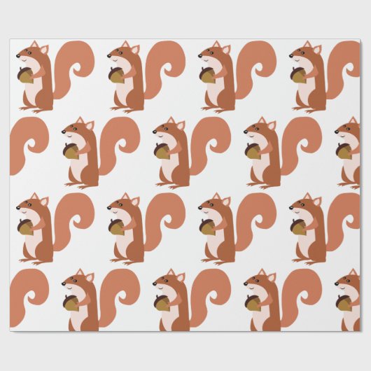 Eichel mit Nut Geschenkpapier (Flach)