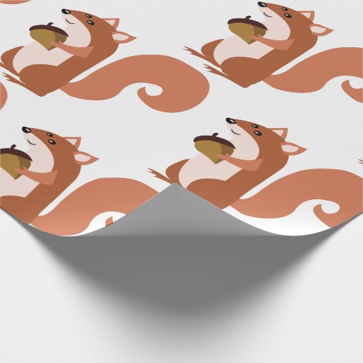 Eichel mit Nut Geschenkpapier (Ecke)