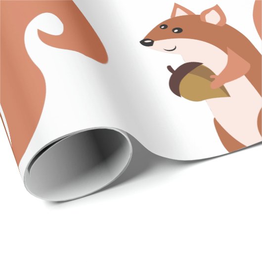 Eichel mit Nut Geschenkpapier (Rolleneckpunkt)