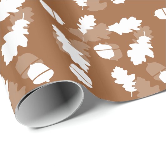 Eichel-Packpapier-männliche Geschenk-Verpackung Geschenkpapier (Rolleneckpunkt)