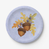 Eichel Pappteller (Vorderseite)