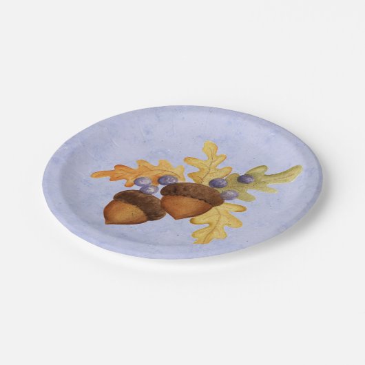 Eichel Pappteller (Schrägansicht)