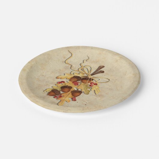 Eichel Pappteller (Schrägansicht)