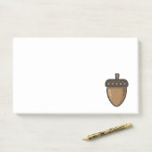 Eichel Post-it Klebezettel (Auf Schreibtisch)