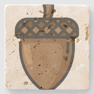 Eichel Steinuntersetzer