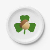 Eichel-und Kleeblatt-PapierTeller Pappteller (Vorderseite)