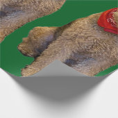 Eichel-Verpackungspapier Geschenkpapier (Ecke)