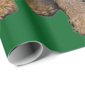 Eichel-Verpackungspapier Geschenkpapier (Rolleneckpunkt)