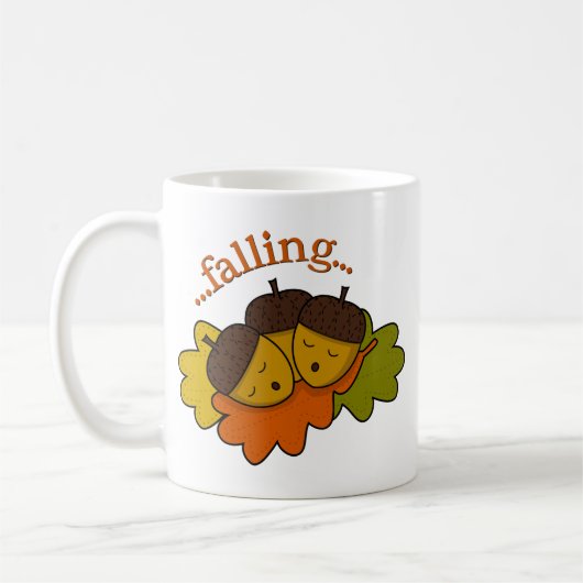 Eichelfallen (schlafend) kaffeetasse (Links)
