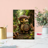 Eichelhüter Süßes Waldmonster Acrylschild (Hochzeit)