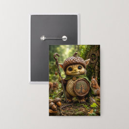Eichelhüter Süßes Waldmonster Button