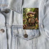 Eichelhüter Süßes Waldmonster Button (Insitu)