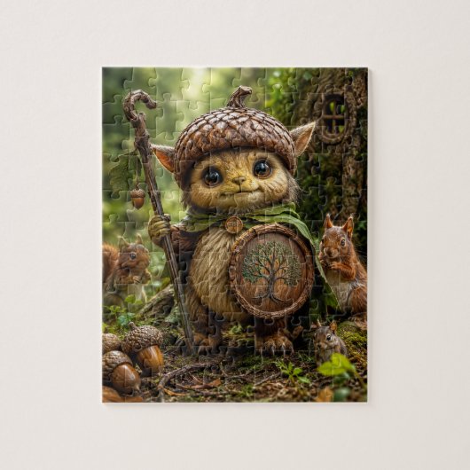 Eichelhüter Süßes Waldmonster Puzzle (Vertikal)