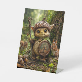 Eichelhüter Süßes Waldmonster Sockelschild
