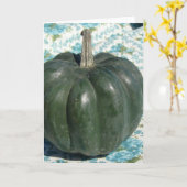 Eichelkürbis Karte (Gelbe Blume)
