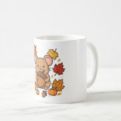 Eichelmäuse Kuschelige Herbstkunst Kaffeetasse (VorderseiteRechts)