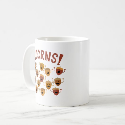 Eicheln! Kaffeetasse (Vorderseite Links)