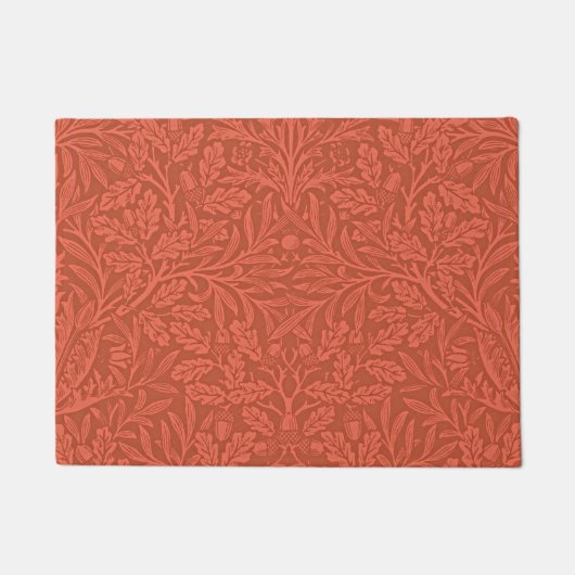 Eicheln und Eichenblätter von William Morris Fußmatte (Vorderseite)