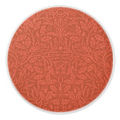 Eicheln und Eichenblätter von William Morris Keramikknauf (Vorderseite)