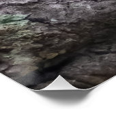 Eichelspecht Glänzendes Poster | Waldvogel-Kunst (Ecke)