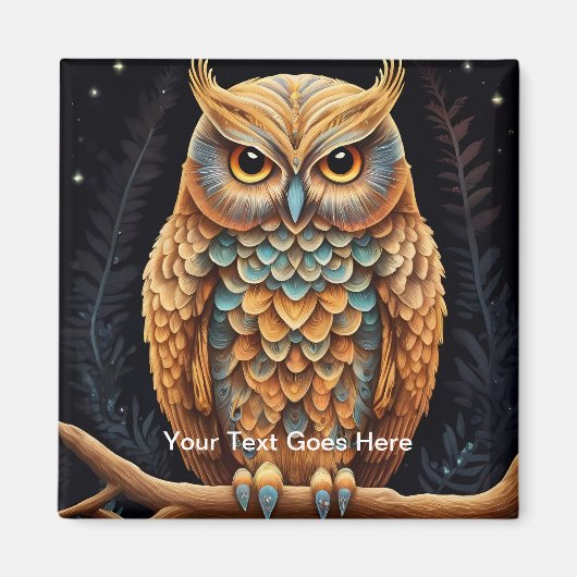 Eichelwege übersehen den Kühlschrank Magnet (Vorne)