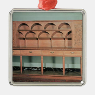 Eichen-Aufbereiter Silbernes Ornament