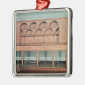 Eichen-Aufbereiter Silbernes Ornament (Links)