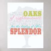 Eichen aus Rechtschaffenplakat (Karneval) Poster (Vorne)