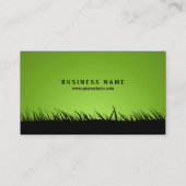 Eichen-Baum-Silhouettegeschäftskarte Visitenkarte (Rückseite)