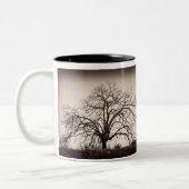Eichen-Baum-Tasse Zweifarbige Tasse (Links)